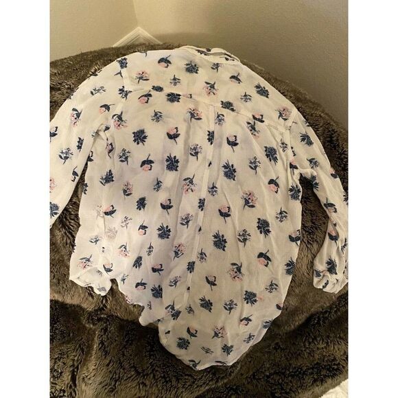 ABERCROMBIE KIDS GIRLS LONG SLEEVE Blouse SZ M 12 - Picture 4 of 6